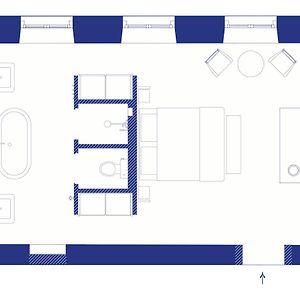 Suite Lit King-Size d'Angle